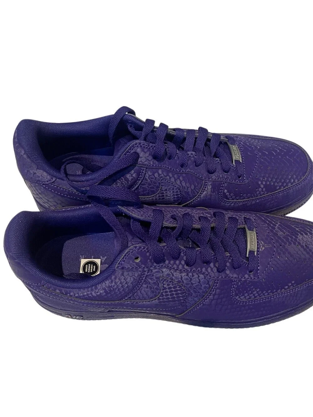 Nike Air Force 1 Low Kobe Bryant Court Purple Mens Shoes Size 10